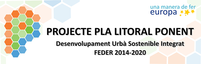 Banner Projecte Pla Litoral Ponent - FEDER 2014-2020